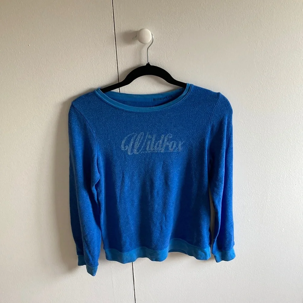 Blue Wildfox sweatshirt - Picture 1 of 6